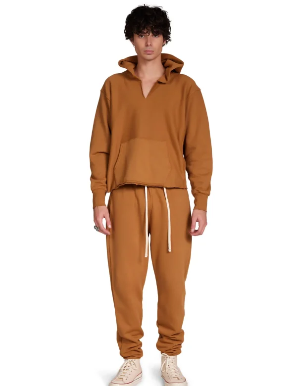 Clearance LES TIEN Heavyweight Classic Sweatpant Sahara