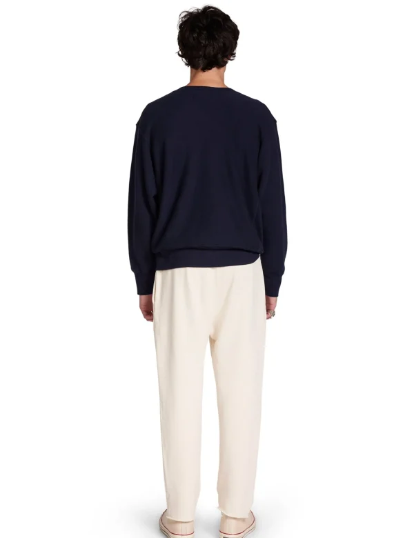 Sale LES TIEN Heavyweight Crew Navy