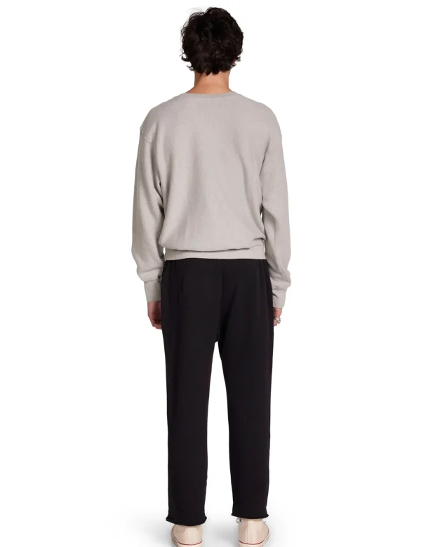 New LES TIEN Heavyweight Crew Heather Grey