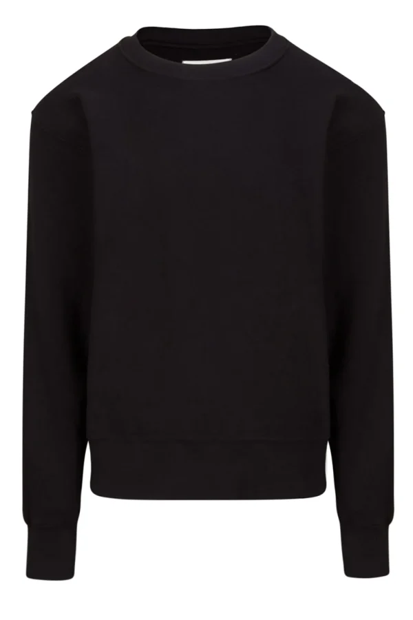 Outlet LES TIEN Heavyweight Crew Jet Black