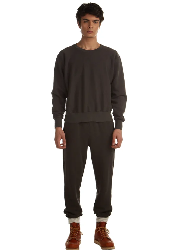 Online LES TIEN Heavyweight Crew Vintage Black