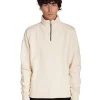 Clearance LES TIEN Heavyweight Half Zip Yacht Pullover Ivory