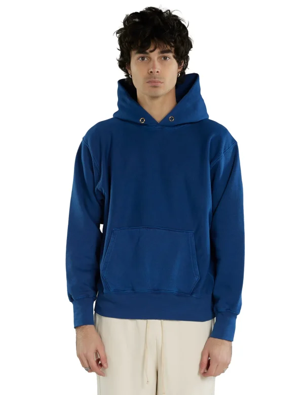 Hot LES TIEN Heavyweight Hoodie Washed Blue 42