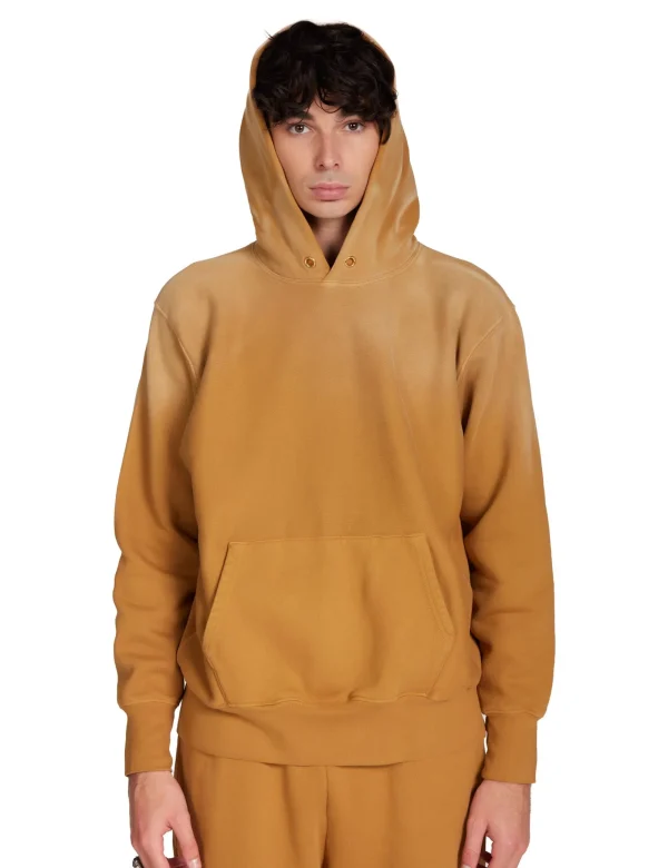 Online LES TIEN Heavyweight Hoodie Sunfaded Sahara
