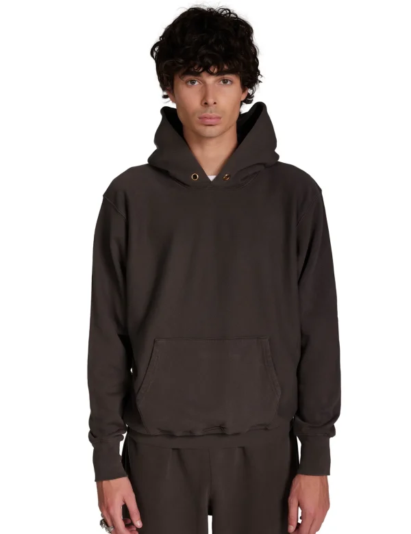 Outlet LES TIEN Heavyweight Hoodie Vintage Black