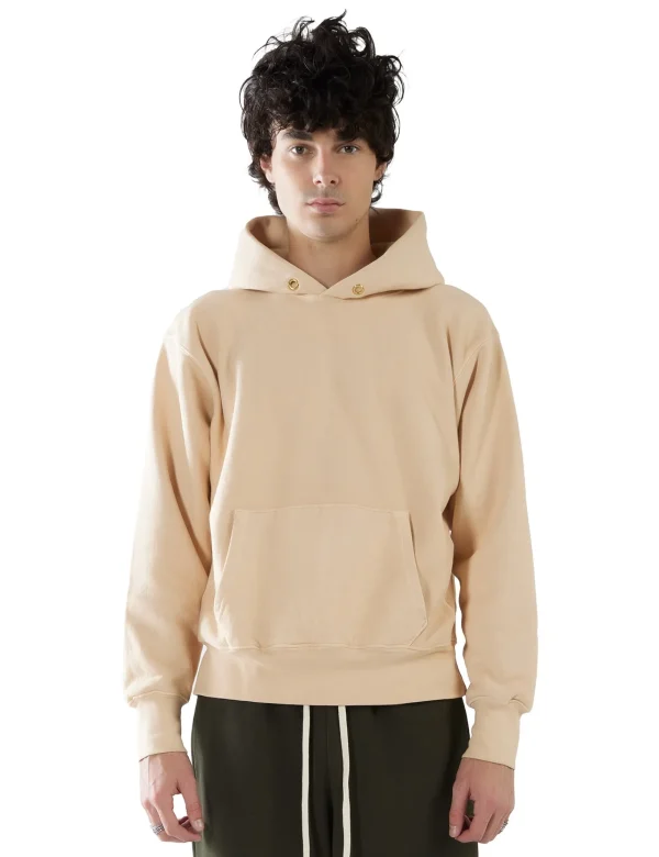 Fashion LES TIEN Heavyweight Hoodie Cream
