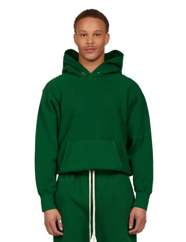 Sale LES TIEN Heavyweight Hoodie Washed Verde