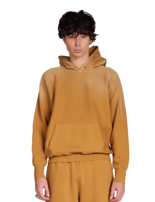 Online LES TIEN Heavyweight Hoodie Sunfaded Sahara