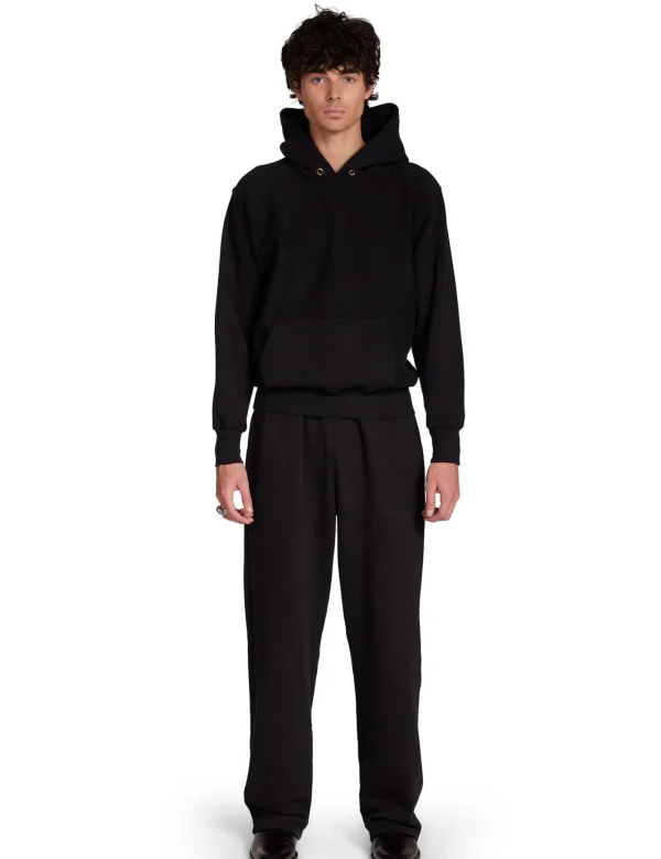 Clearance LES TIEN Heavyweight Hoodie Jet Black