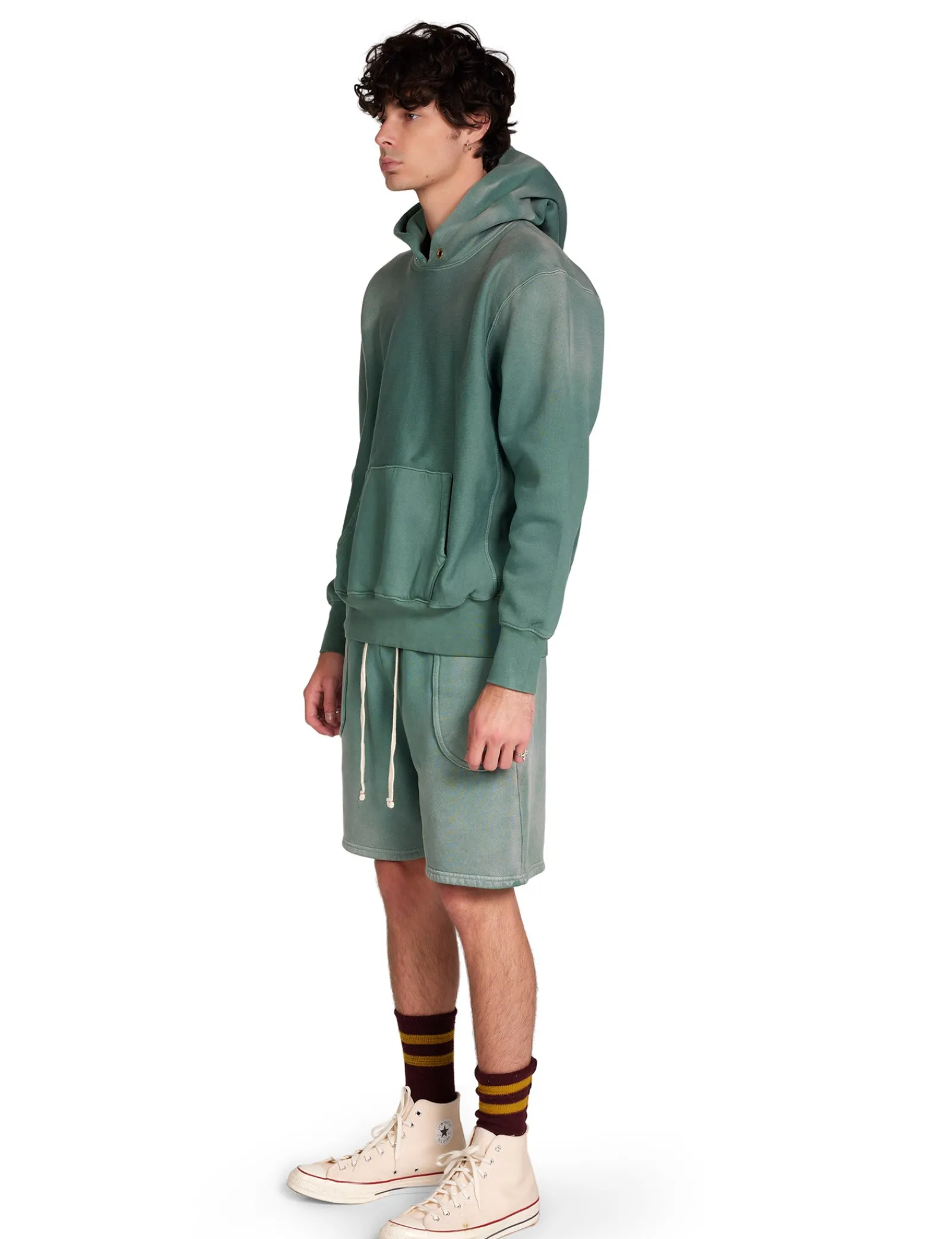 heavyweight_hoodie_2-9.webp Online LES TIEN Heavyweight Hoodie Sunfaded Dark Moss