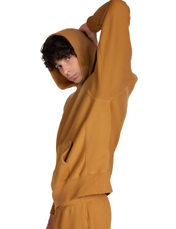 Online LES TIEN Heavyweight Hoodie Sunfaded Sahara