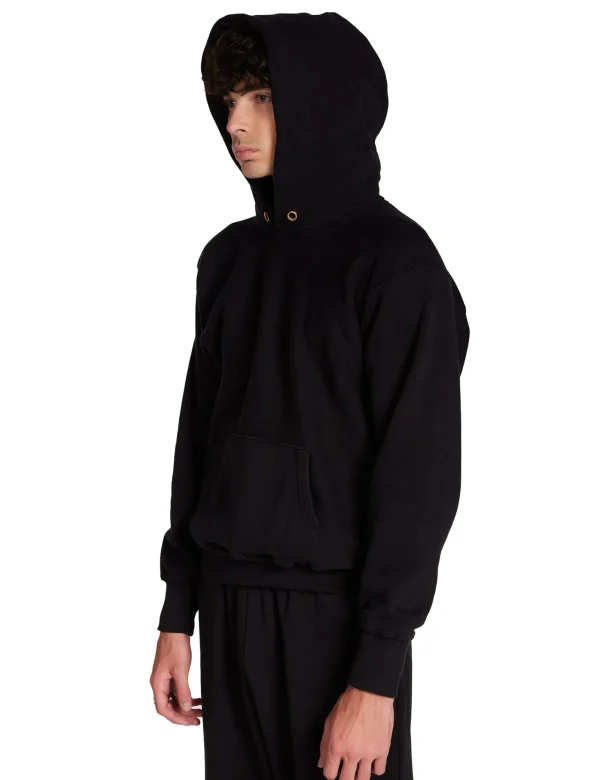 Clearance LES TIEN Heavyweight Hoodie Jet Black