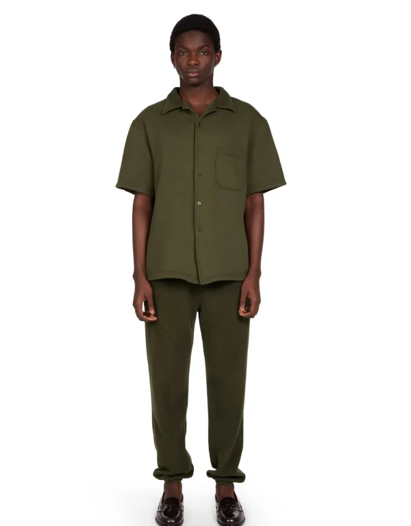 Clearance LES TIEN Heavyweight Inside Out Classic Sweatpant Forest