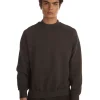 Sale LES TIEN Heavyweight Mock Neck Raglan Vintage Black