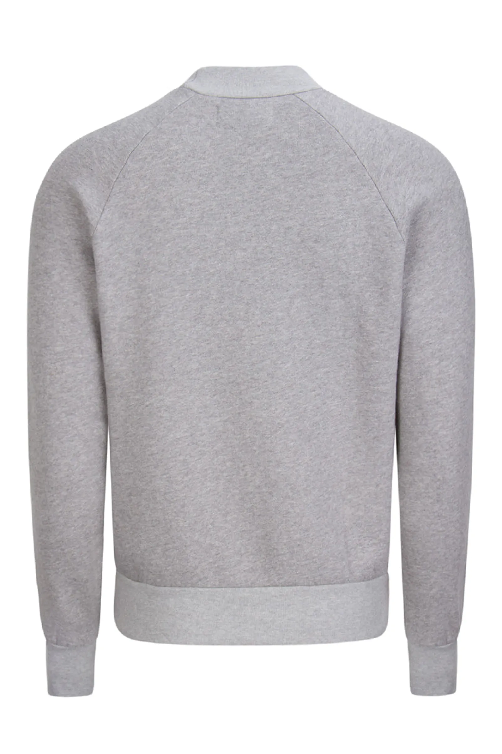 heavyweight_mock_neck_rag_6.webp Online LES TIEN Heavyweight Mock Neck Raglan Heather Grey