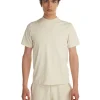 Clearance LES TIEN Heavyweight Mock Neck Tee Ivory
