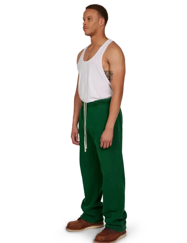 Best LES TIEN Heavyweight Puddle Pant Washed Verde