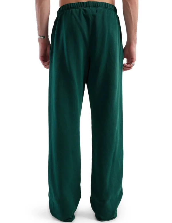 Hot LES TIEN Heavyweight Puddle Pant Washed Emerald
