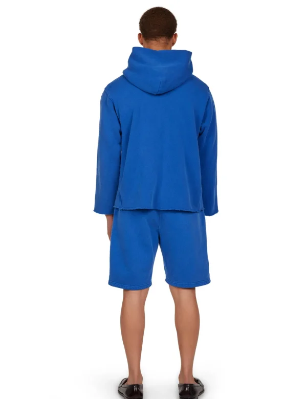 New LES TIEN Heavyweight Raw Zip Hoodie Washed Capri