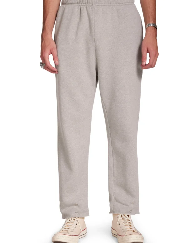 Online LES TIEN Heavyweight Snap Front Pant Heather Grey