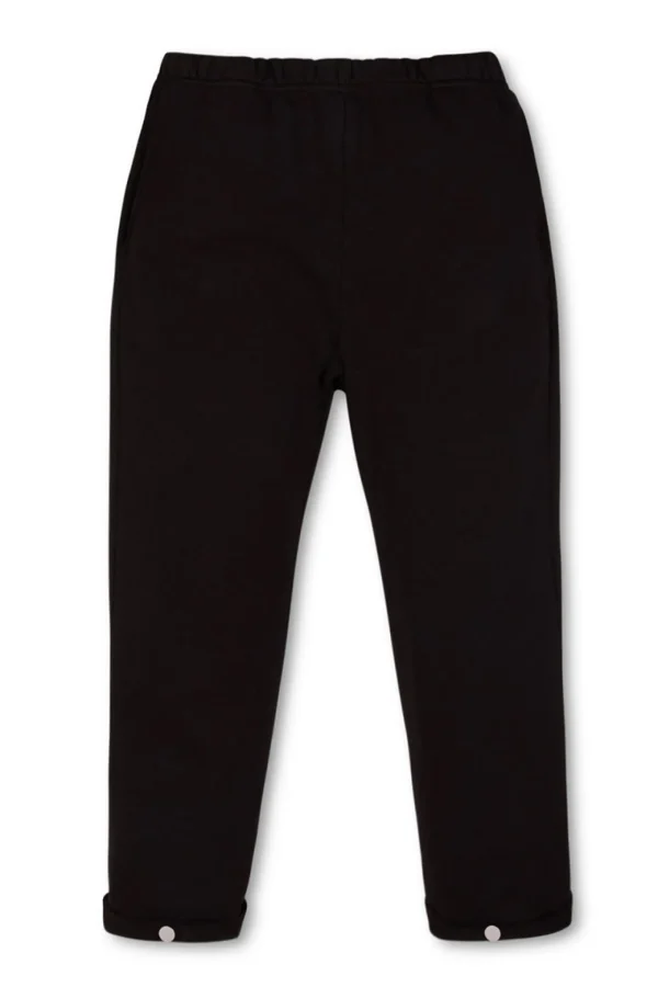 Discount LES TIEN Heavyweight Snap Front Pant Jet Black