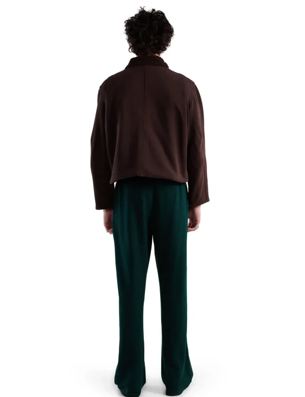 Hot LES TIEN Heavyweight Utility Jacket Washed Brown Fig