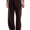 Hot LES TIEN Heavyweight Utility Puddle Pant Washed Brown Fig