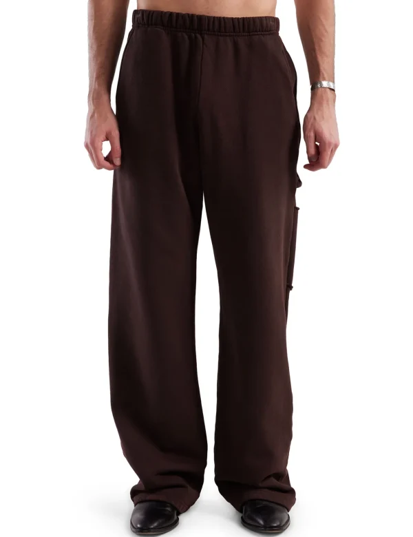 Hot LES TIEN Heavyweight Utility Puddle Pant Washed Brown Fig