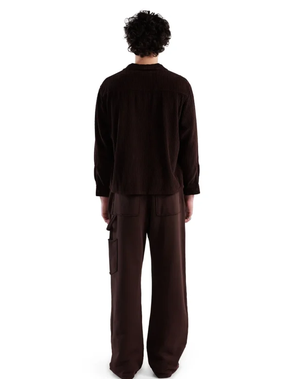 Hot LES TIEN Heavyweight Utility Puddle Pant Washed Brown Fig