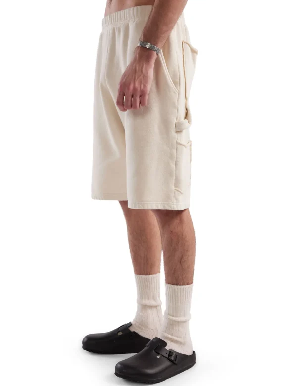 Sale LES TIEN Heavyweight Utility Short Ivory