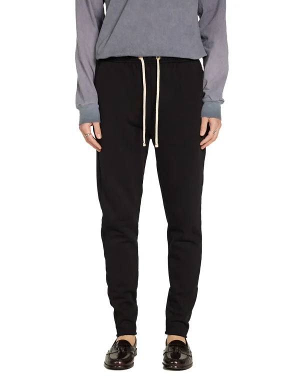New LES TIEN Heavyweight Warm Up Pant Jet Black