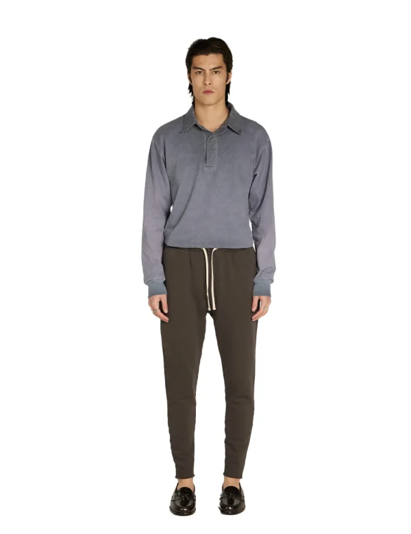 Sale LES TIEN Heavyweight Warm Up Pant Vintage Black