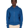 Online LES TIEN Heavyweight Zip Hoodie Oceana