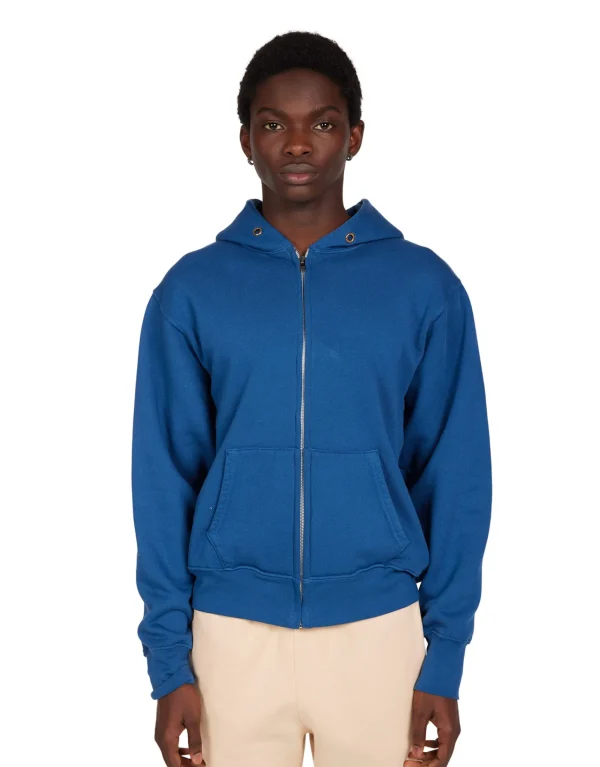 Online LES TIEN Heavyweight Zip Hoodie Oceana