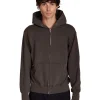 Discount LES TIEN Heavyweight Zip Hoodie Vintage Black