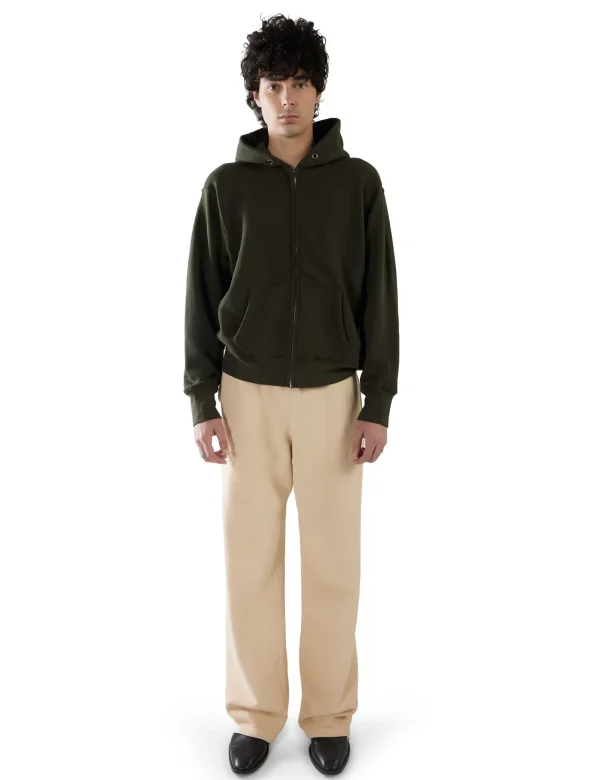 Best LES TIEN Heavyweight Zip Hoodie Forest
