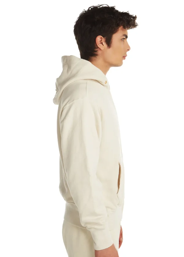 Online LES TIEN Heavyweight Zip Hoodie Ivory