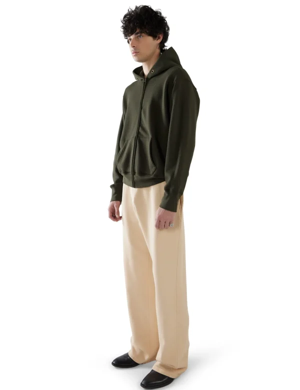 Best LES TIEN Heavyweight Zip Hoodie Forest
