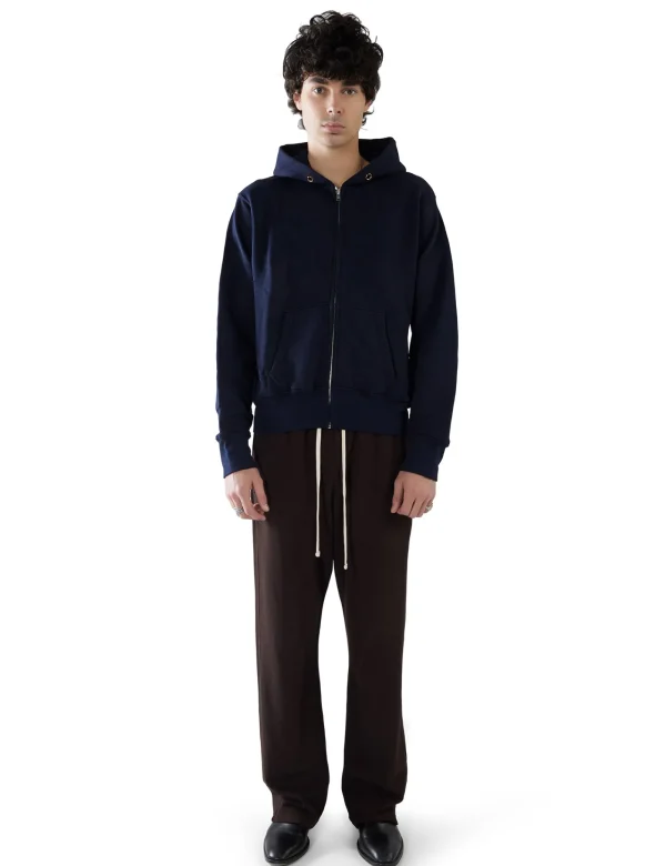 Hot LES TIEN Heavyweight Zip Hoodie Navy