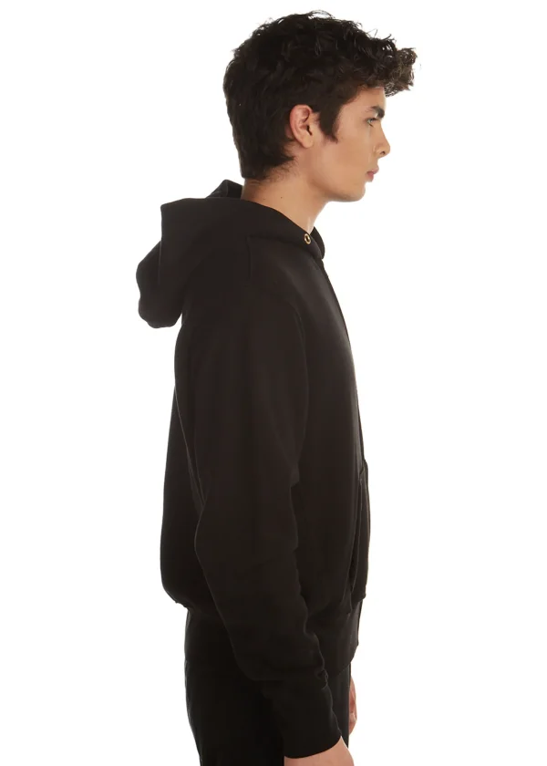 Online LES TIEN Heavyweight Zip Hoodie Jet Black