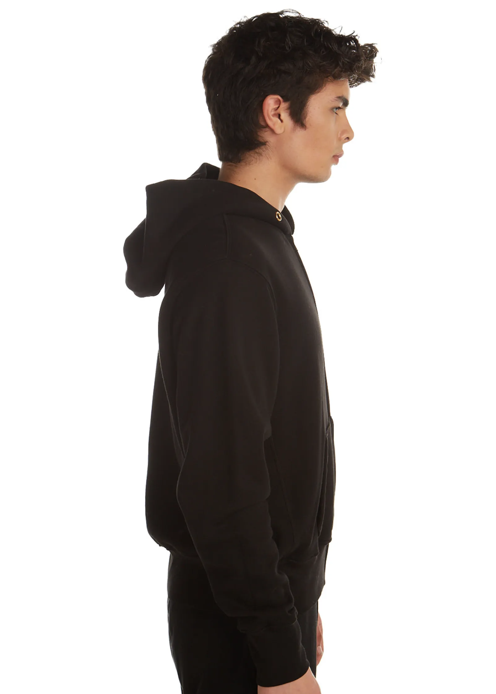 heavyweight_zip_hoodie_2-8.webp Online LES TIEN Heavyweight Zip Hoodie Jet Black
