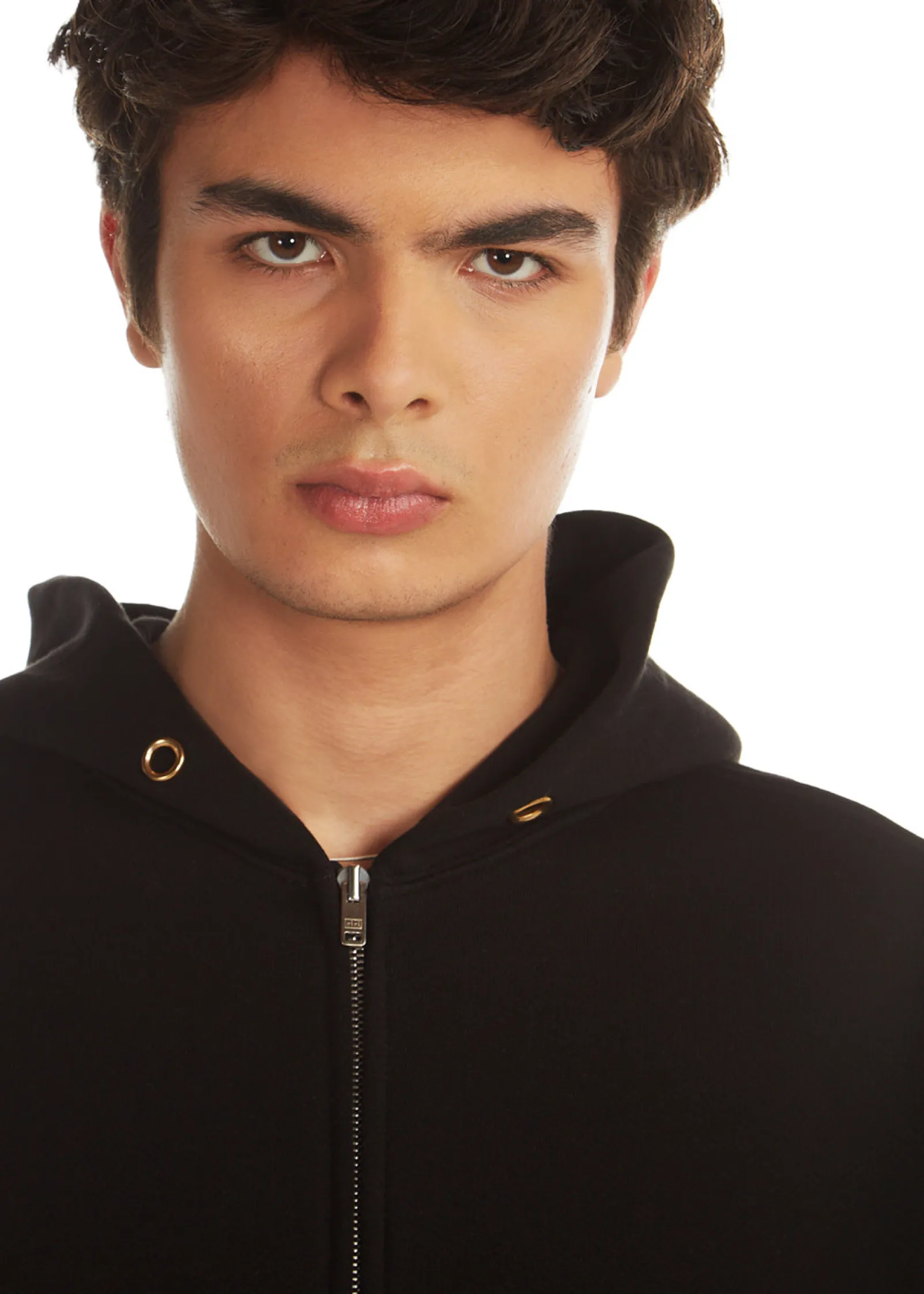heavyweight_zip_hoodie_3-8.webp Online LES TIEN Heavyweight Zip Hoodie Jet Black