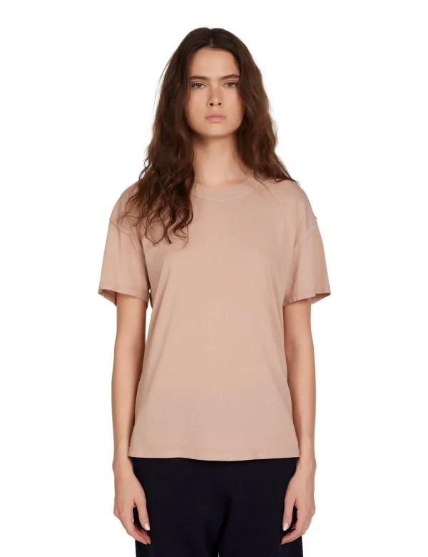 Fashion LES TIEN Isla Inside Out Tee Mauve