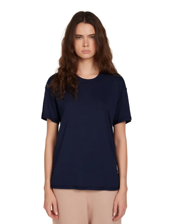Outlet LES TIEN Isla Inside Out Tee Navy