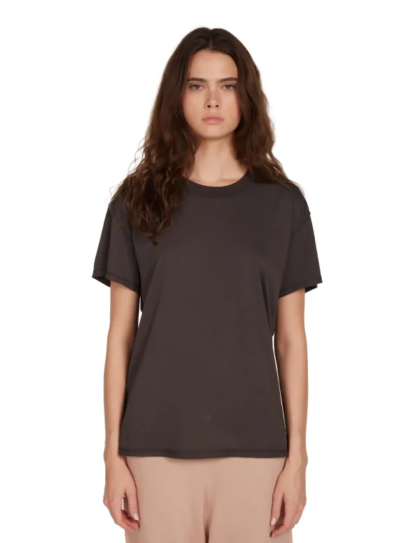 Fashion LES TIEN Isla Inside Out Tee Vintage Black