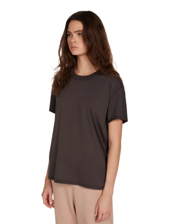 Fashion LES TIEN Isla Inside Out Tee Vintage Black