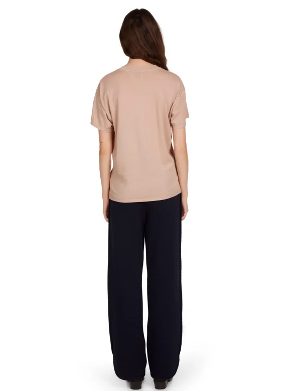 Fashion LES TIEN Isla Inside Out Tee Mauve