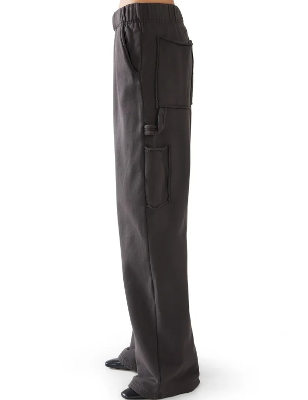 Discount LES TIEN Jackson Puddle Carpenter Pant Vintage Black