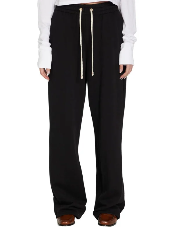 Discount LES TIEN Jill Puddle Pant Jet Black