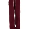 Fashion LES TIEN Jill Puddle Pant Bordeaux